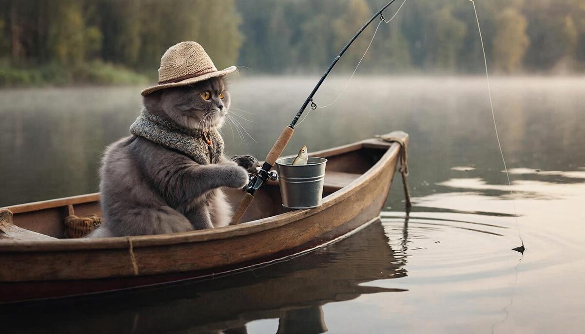 Котофеич на рыбалке - СЕРГЕЙ ФИЛОЧКИН