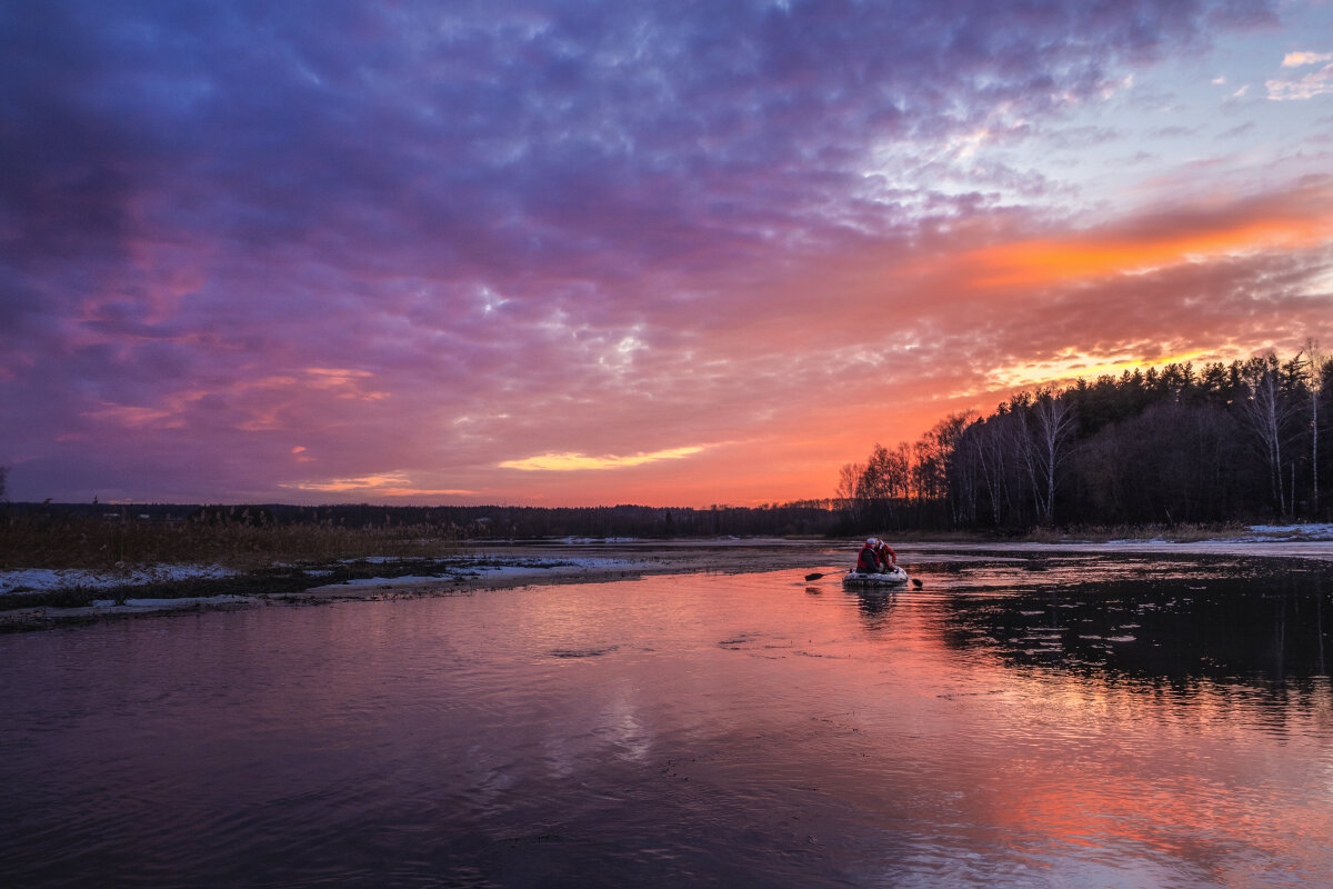 Рыбаки на закате - Владимир 