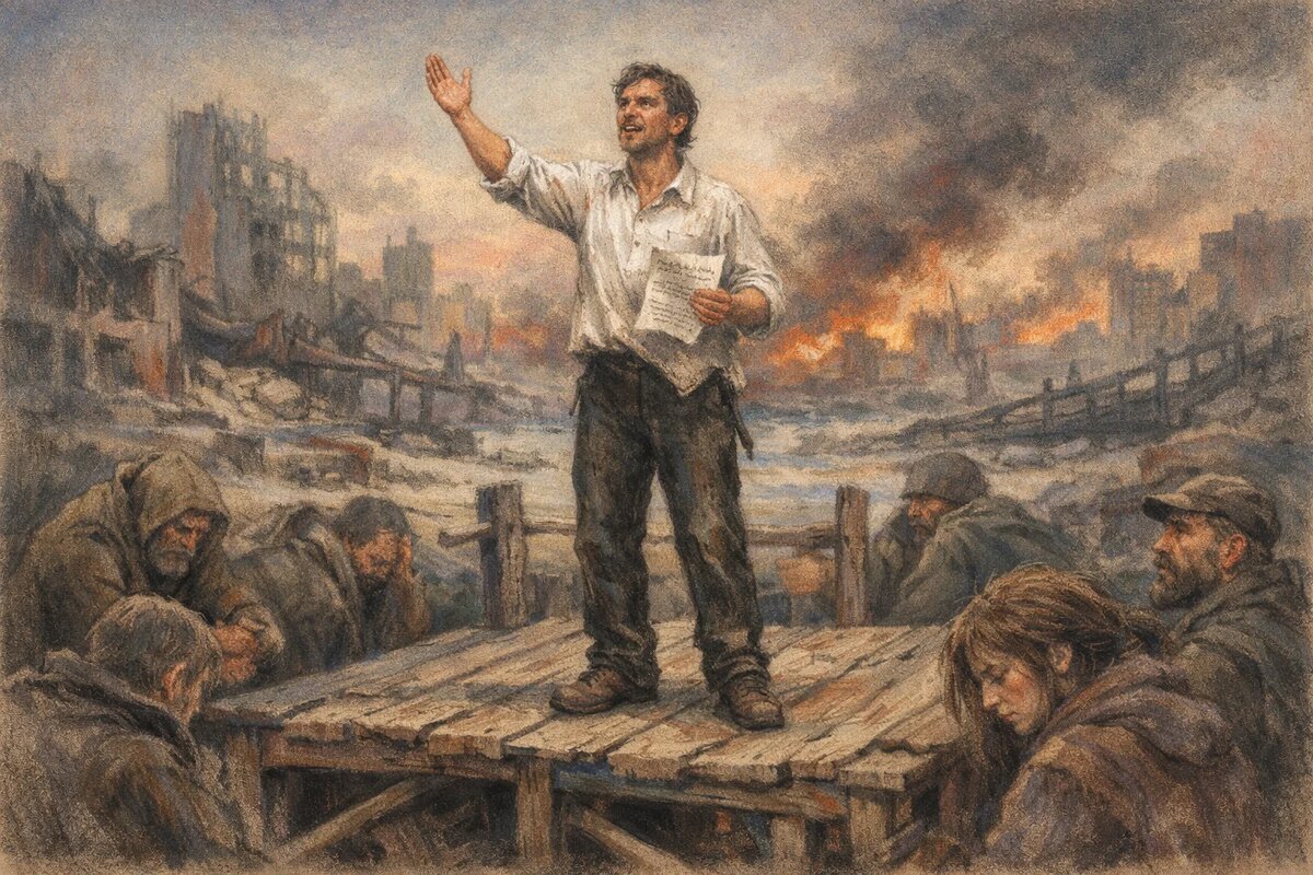 "Искусство не умирает" - Денис Бочкарёв