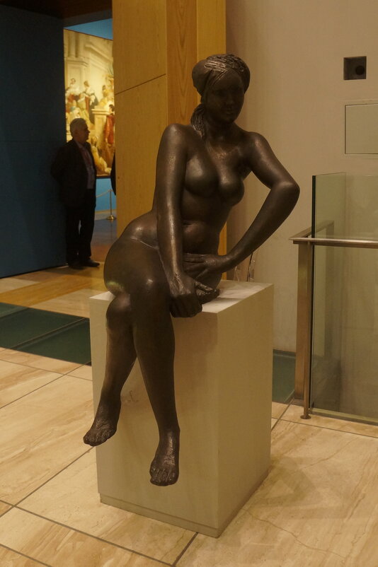 Эмилио Греко / Большая сидящая фигура / 1973 / дар автора 1980 - zavitok *