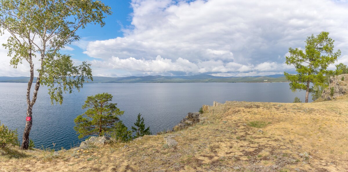 На берегу озера Тургояк (панорама). - Алексей Трухин
