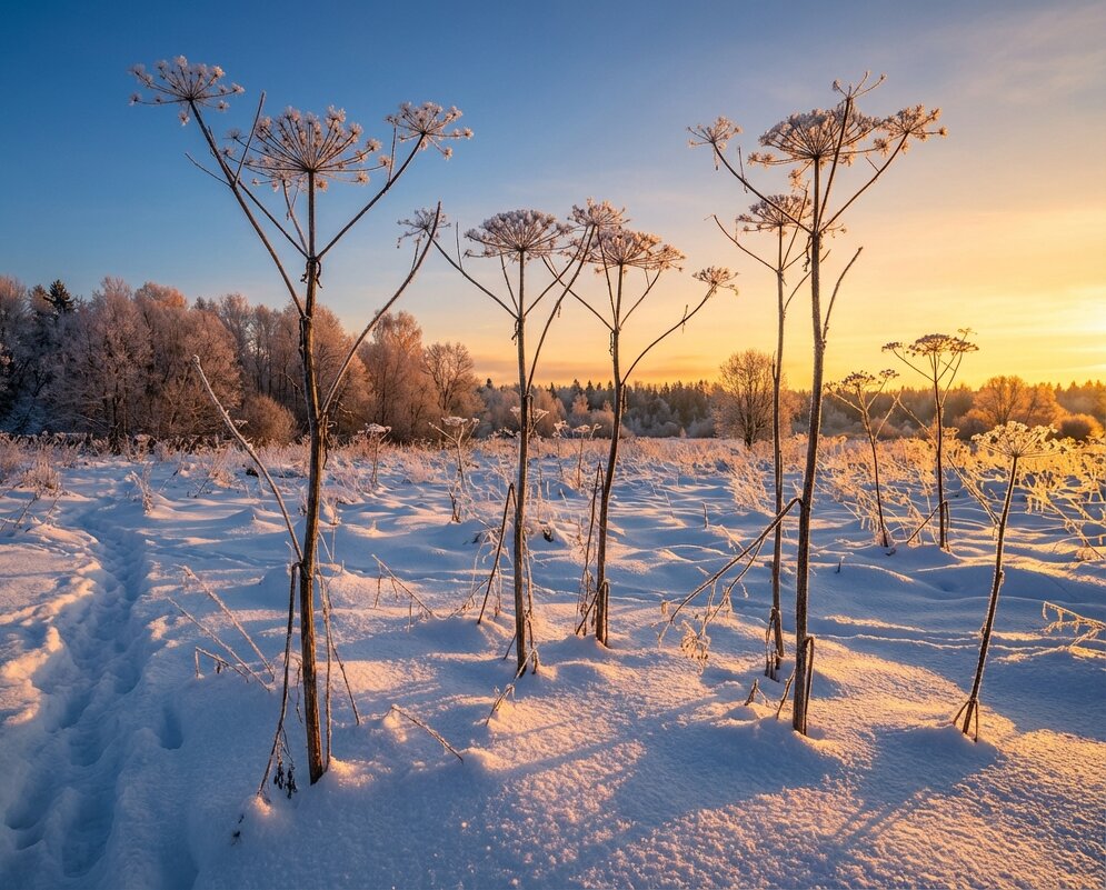 Борщевик на закате - Лилия 