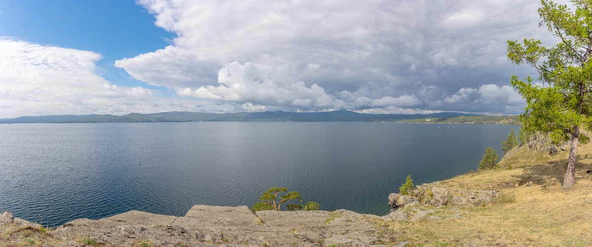 На берегу озера Тургояк (панорама). - Алексей Трухин