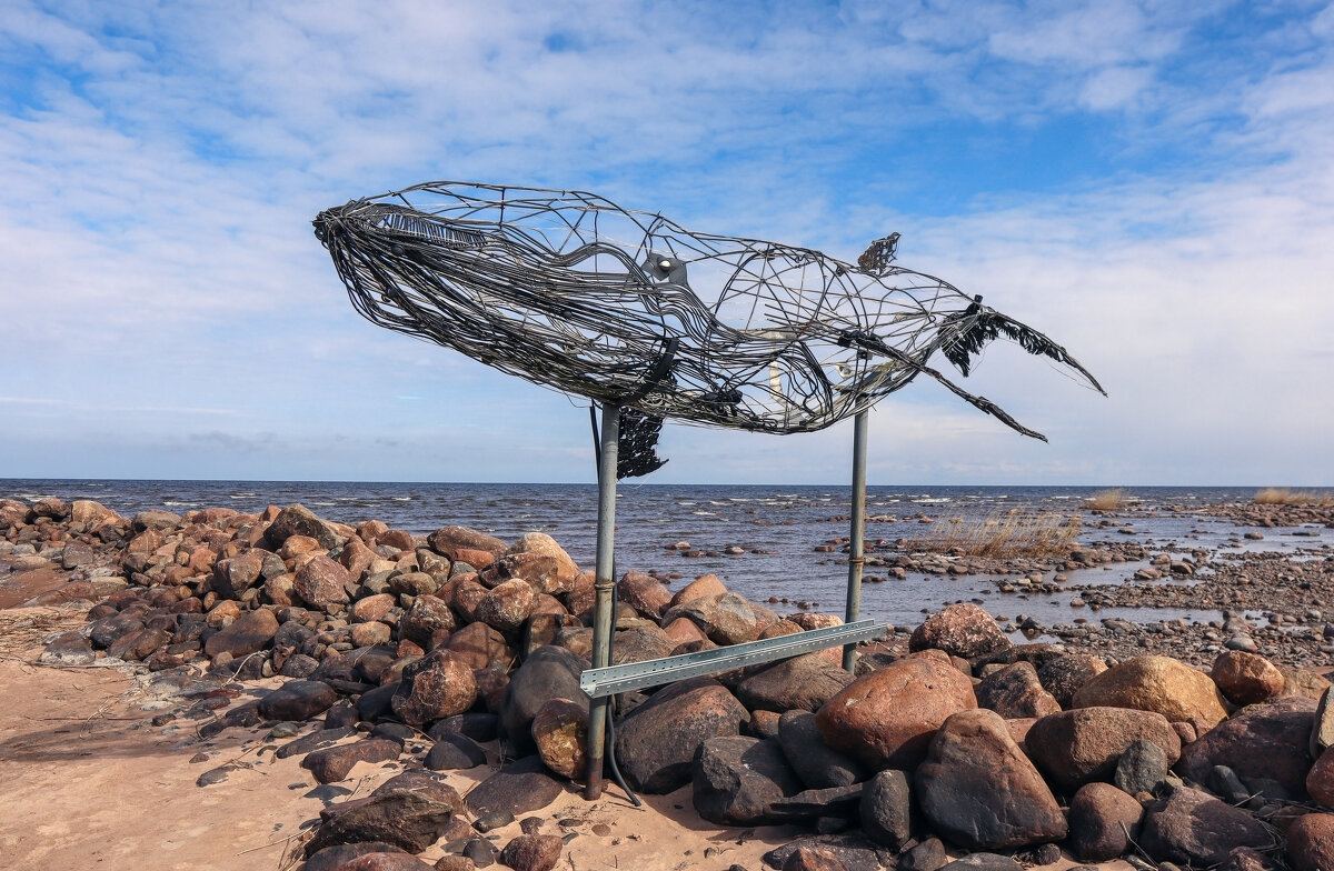 Скульптура "Кит" - skijumper Иванов