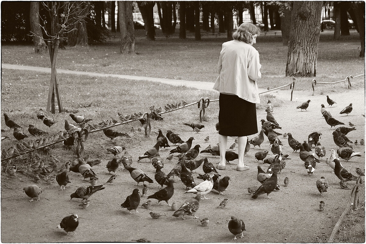 «Обеденное время»_Таврический сад - Станислав Лебединский