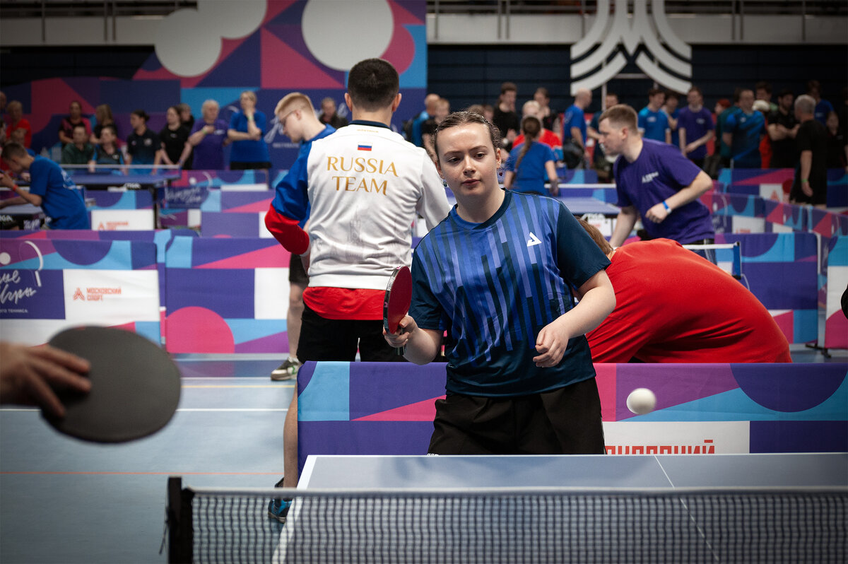 Турнир по настольному теннису в Лужниках во Дворце Дружбы. "Народные игры" 2026 - Юрий Яньков