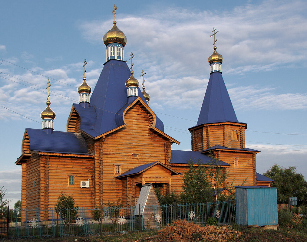 Храм. Бол. Глушица. Самарская область. Полдень - MILAV V