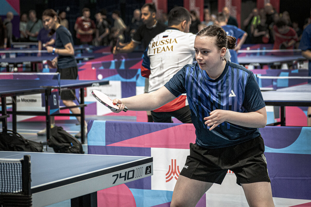 Турнир по настольному теннису в Лужниках во Дворце Дружбы. "Народные игры" 2026 - Юрий Яньков