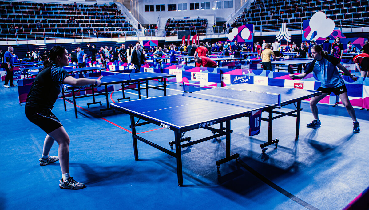 Турнир по настольному теннису в Лужниках во Дворце Дружбы. "Народные игры" 2026 - Юрий Яньков