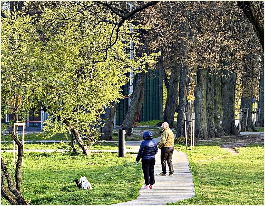 На весенней прогулке. - Валерия Комова