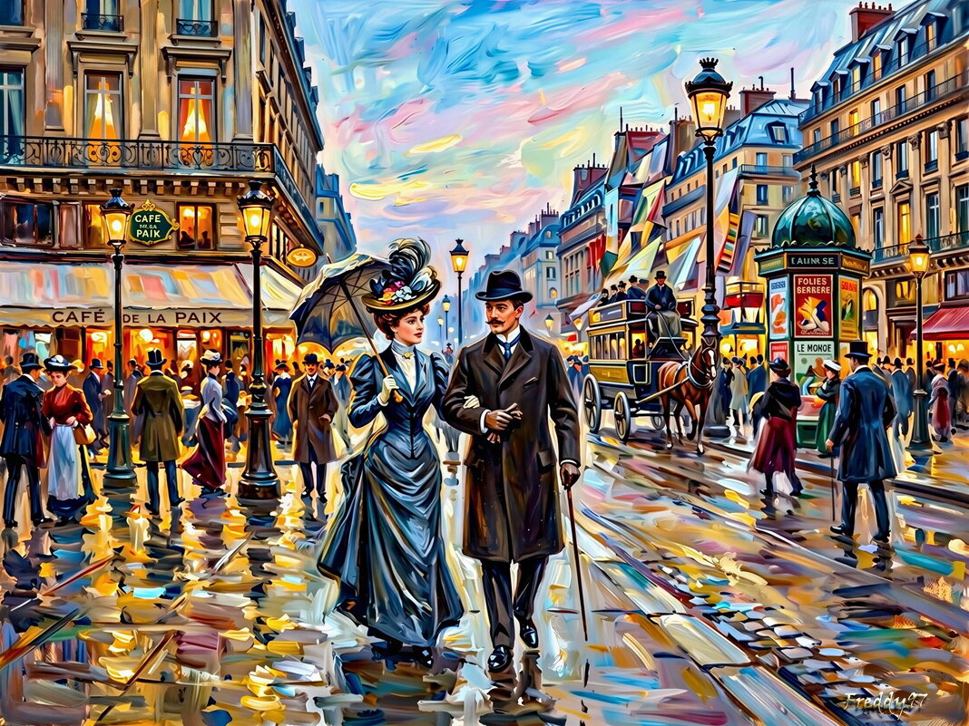По парижской улице начала ХХ века... - Freddy 97
