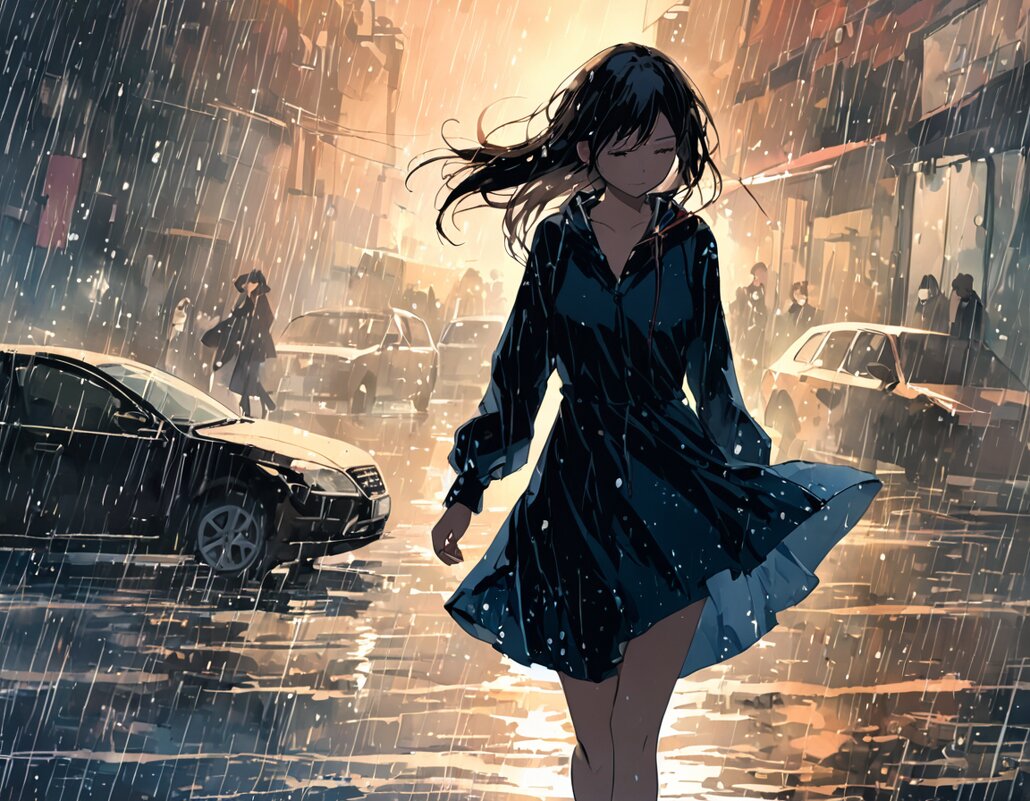 В дождь - ura Зелев