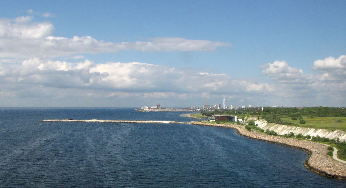 Вид на Мальмё с Эресуннского моста - Александр Ильчевский 