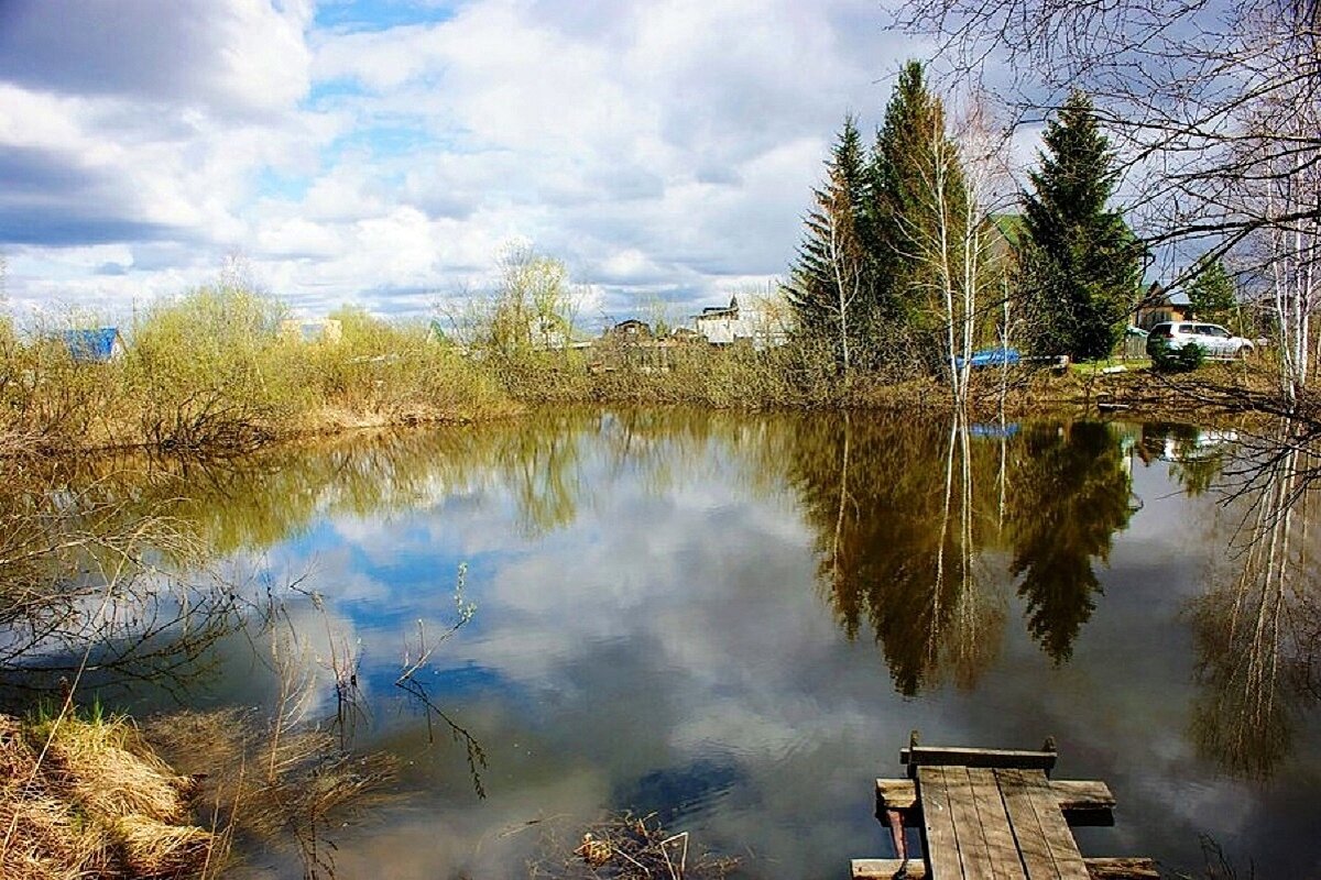 Перед дождем на даче - Галина Нестратова