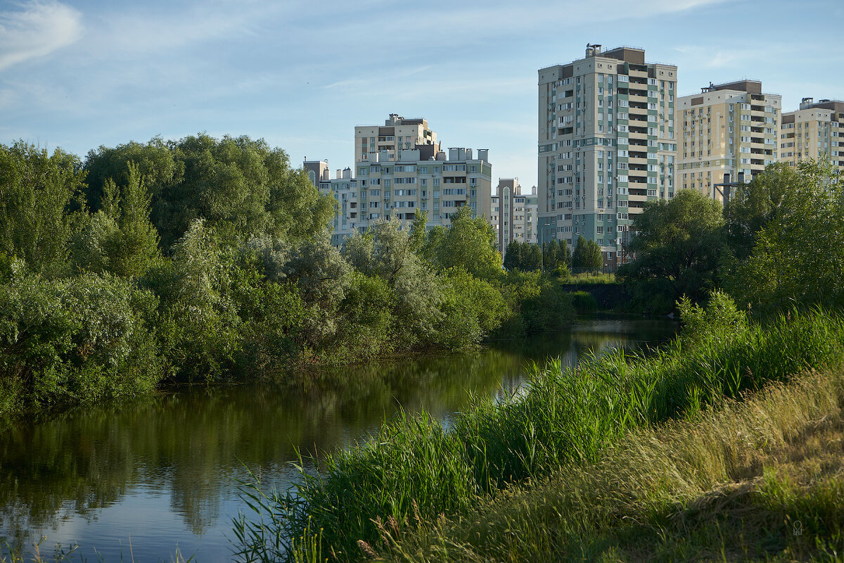 Река Подстёпновка, Южный город, Самара - Олег Манаенков Река Подстёпновка, Южный город, Самара - Олег Манаенков