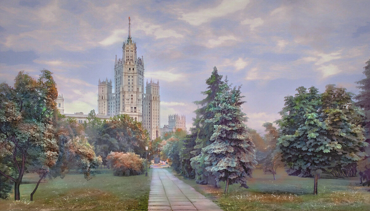 Москва. " Высотка". - В и т а л и й .... Л а б з о'в