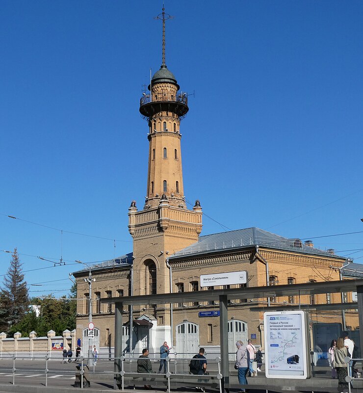 Сокольническая пожарная каланча. Москва - Лидия Бусурина