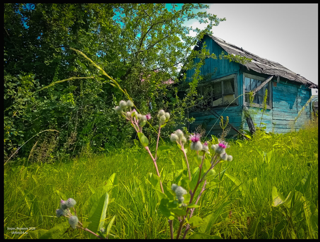 Старый брошенный дом. - Борис Яковлев