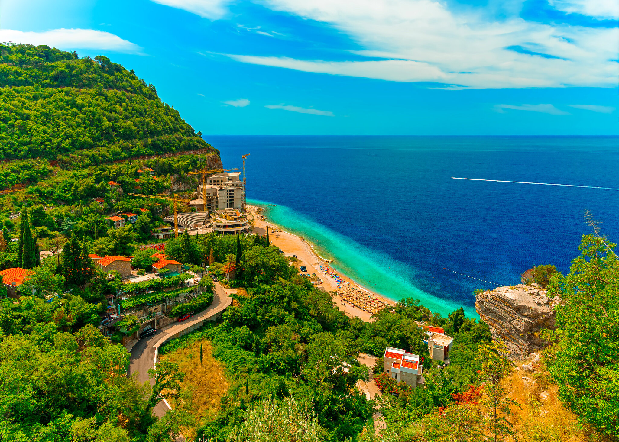 Пляж Перазича До (Perazica Do beach), Петровац, Черногория. :: Павел Сытилин Пляж Перазича До (Perazica Do beach), Петровац, Черногория. :: Павел Сытилин