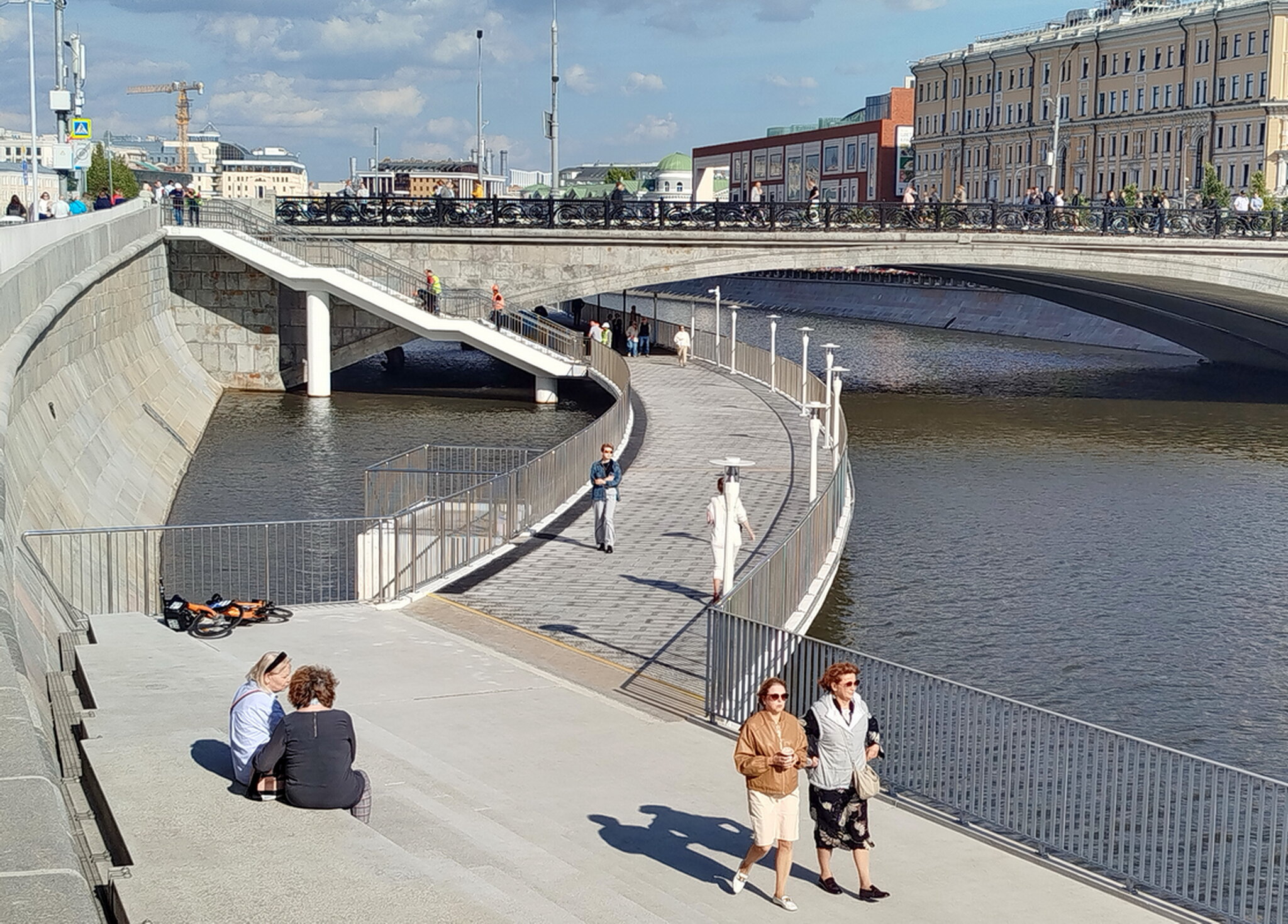 Мост вдоль реки. :: Александр Чеботарь Мост вдоль реки. :: Александр Чеботарь