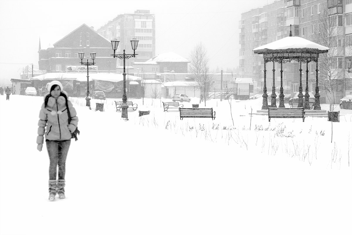 В городе N снегопад... - Риф Сыртланов