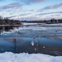 первый тоненький ледок :: Galina 