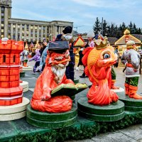 СПб. Московская пл. Рождественская ярмарка :: Виктор Орехов