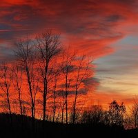 Захватывающий закат / Bilder – Roter Sonnenuntergang :: "The Natural World" Александер