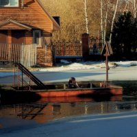 В водоёмах тонкий лёд. :: Татьяна Помогалова