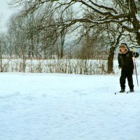 Юный лыжник. :: Вячеслав Колобовников