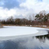 На водоёмах области наблюдается активное  таяние льда (репортаж из поездок по области). :: Милешкин Владимир Алексеевич 