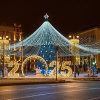 Москва новогодняя. Лубянская площадь :: -=★ Зореслав ★=-