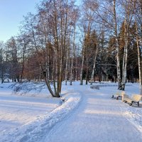 В парках царит зима, а в городе весна. :: Лия ☼