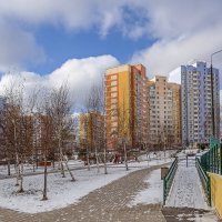 Февральский городской пейзаж :: Валерий Иванович