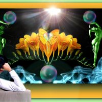 Танец  распускающихся бутонов  цветка :: Е.М. ***