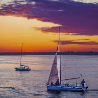 Волжские закаты :: Виктор Петров