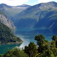 Фьорд и лодка :: Ирина Ватолина