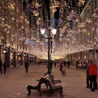 Никольская улица ночью :: Sergey Grim