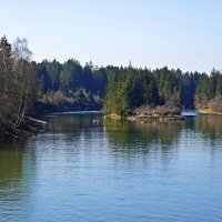 Март на реке Лех, Бавария... :: Галина 