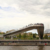 Парящий мост в парке «Зарядье» :: photo Bo