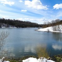 В апреле после снегопада (репортаж из поездок по области). :: Милешкин Владимир Алексеевич 