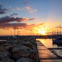 Вечер в рыбацкой деревне Зиги. Кипр :: Oleg4618 Шутченко