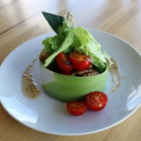 Тёплый салат с курицей :: Ольга 