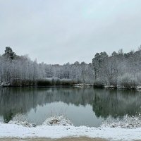 Снег в апреле. :: Михаил Столяров