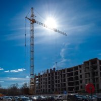 Строительный кран :: Александр Синдерёв Строительный кран :: Александр Синдерёв