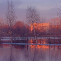 Вечер на пруду :: Сергей Кочнев