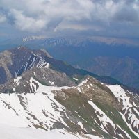 ПРОГУЛКА НА БОЛЬШОЙ ЧИМГАН - 2, с вершины. :: Виктор Осипчук ПРОГУЛКА НА БОЛЬШОЙ ЧИМГАН - 2, с вершины. :: Виктор Осипчук