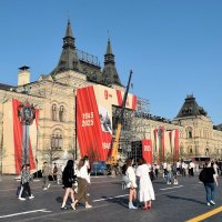 На Красной площади идёт подготовка к 80-летия Победы :: Татьяна Помогалова