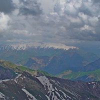 ПРОГУЛКА НА БОЛЬШОЙ ЧИМГАН - 2, с вершины :: Виктор Осипчук