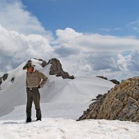 ПРОГУЛКА НА БОЛЬШОЙ ЧИМГАН - 2, с вершины :: Виктор Осипчук